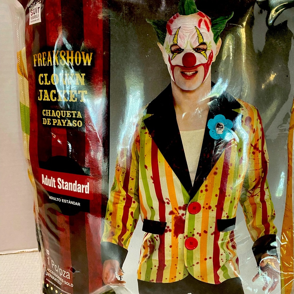 Freakshow Clown Jacket Adult